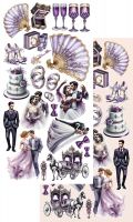 Дизайнерски елементи за изрязване "In Purple Color", Alchemy of Art