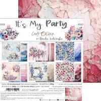 Дизайнерски хартии "It's My Party", 20см, Craft o'Clock