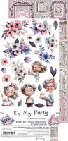 Дизайнерски елементи за изрязване "It's My Party-Flowers and more", Craft o'Clock