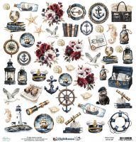 Дизайнерски хартии "Lighthouse", 30см, Mintay Papers