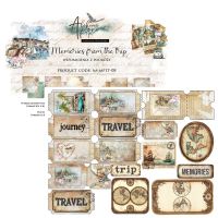 Дизайнерски хартии "Memories From the Trip", 20см, Alchemy of Art