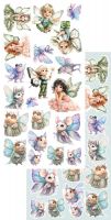 Дизайнерски елементи за изрязване "The World of Fairies", Alchemy of Art