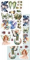 Дизайнерски елементи за изрязване "The World of Fairies", Alchemy of Art