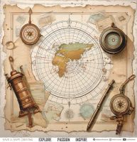 Дизайнерски хартии "Summer Adventures", 30см, Craft o'Clock
