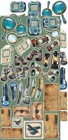 Дизайнерски елементи за изрязване "Summer Adventures-Trip&Adventure", Craft o'Clock