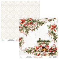 Дизайнерски хартии "Holly Jolly", 30см, Mintay Papers