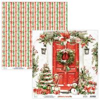 Дизайнерски хартии "Holly Jolly", 30см, Mintay Papers