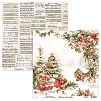 Дизайнерски хартии "Holly Jolly", 30см, Mintay Papers