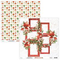 Дизайнерски хартии "Holly Jolly", 30см, Mintay Papers