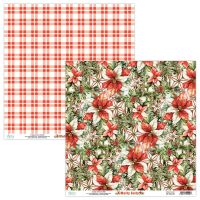Дизайнерски хартии "Holly Jolly", 30см, Mintay Papers