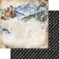 Дизайнерски хартии "The Legends of the Dragons", 30см, Alchemy of Art