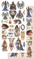 Дизайнерски елементи за изрязване "The Legends of the Dragons", Alchemy of Art