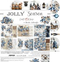 Дизайнерски хартии "Jolly Season", 30см, Craft o'Clock