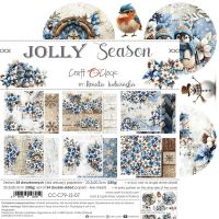 Дизайнерски хартии "Jolly Season", 20см, Craft o'Clock