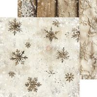 Дизайнерски фонови хартии "Jolly Season", 20см, Craft o'Clock