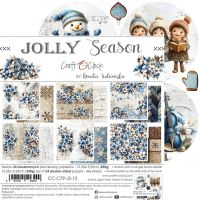 Дизайнерски хартии "Jolly Season", 15см, Craft o'Clock