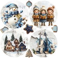 Дизайнерски хартии "Jolly Season", 15см, Craft o'Clock