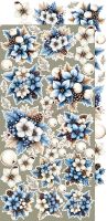 Дизайнерски елементи за изрязване "Jolly Season-Flowers and more", Craft o'Clock