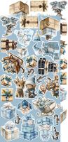 Дизайнерски елементи за изрязване "Jolly Season-Mix", Craft o'Clock