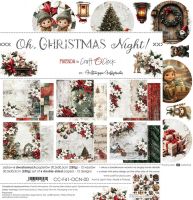 Дизайнерски хартии "Oh, Christmas Night!", 30см, Craft o'Clock