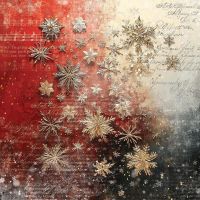 Дизайнерски фонови хартии "Oh, Christmas Night!", 20см, Craft o'Clock