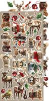 Дизайнерски елементи за изрязване "Oh, Christmas Night!-Mix", Craft o'Clock