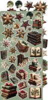 Дизайнерски елементи за изрязване "Oh, Christmas Night!-Mix", Craft o'Clock
