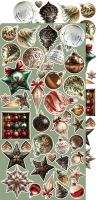 Дизайнерски елементи за изрязване "Oh, Christmas Night!-Mix", Craft o'Clock