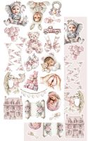 Дизайнерски елементи за изрязване "The Baby-Girl", 12л., Alchemy of Art