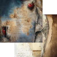 Дизайнерски хартии "Behind Closed Doors", 20см, Alchemy of Art