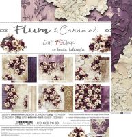 Дизайнерски хартии "Plum & Caramel", 30см, Craft o'Clock