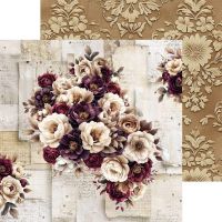 Дизайнерски хартии "Plum & Caramel", 20см, Craft o'Clock