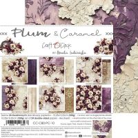Дизайнерски хартии "Plum & Caramel", 15см, Craft o'Clock