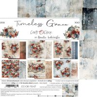 Дизайнерски хартии "Timeless Grace", 20см, Craft o'Clock