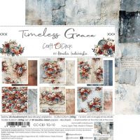 Дизайнерски хартии "Timeless Grace", 15см, Craft o'Clock