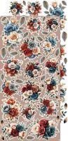 Дизайнерски елементи за изрязване "Timeless Grace-Flowers and more", Craft o'Clock