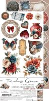 Дизайнерски елементи за изрязване "Timeless Grace-Flowers and more", Craft o'Clock