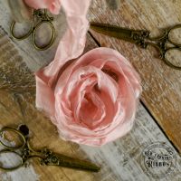 Панделка "Light Powder Pink", сатен