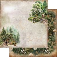 Дизайнерски хартии "Friends of the Forest", 30см, 12л., Alchemy of Art