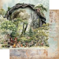 Дизайнерски хартии "Friends of the Forest", 20см, 24л., Alchemy of Art