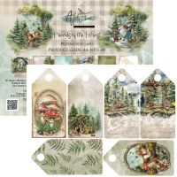 Дизайнерски хартии "Friends of the Forest", 20см, 24л., Alchemy of Art