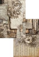 Дизайнерски хартии "In Silence", A4, 8л., Alchemy of Art