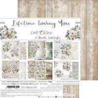 Дизайнерски хартии "Lifetime Loving You", 20см, Craft o'Clock
