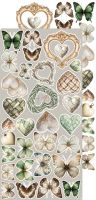 Дизайнерски елементи за изрязване "Lifetime Loving You-Flowers and more", Craft o'Clock