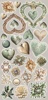 Дизайнерски елементи за изрязване "Lifetime Loving You-Flowers and more", Craft o'Clock