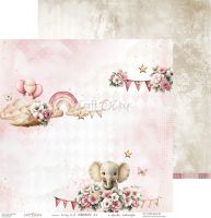 Дизайнерски хартии "Baby Girl Universe", 30см, Craft o'Clock