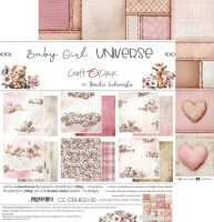 Дизайнерски хартии "Baby Girl Universe", 30см, Craft o'Clock