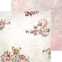 Дизайнерски хартии "Baby Girl Universe", 20см, Craft o'Clock
