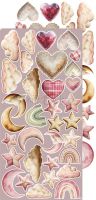 Дизайнерски елементи за изрязване "Baby Girl Universe-Baby Girl", Craft o'Clock