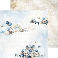 Дизайнерски хартии "Baby Boy Universe", 20см, Craft o'Clock